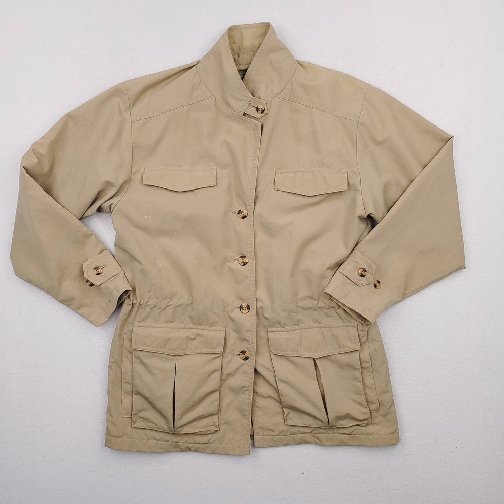 Exofficio Jacket Womens 6 Khaki Anorak Safari Field Utility Chore Coat Outdoor